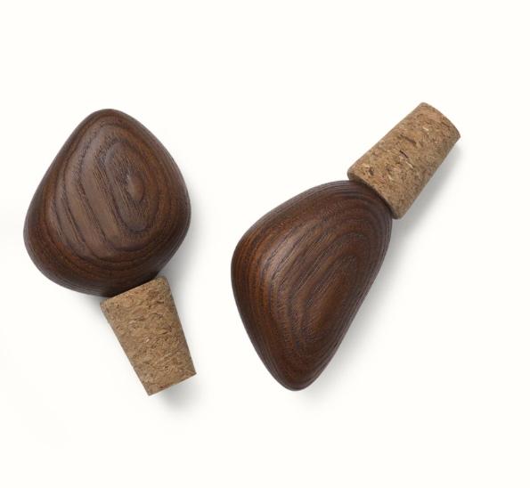 Ferm living cairn wine stoppers, Ophalen of Verzenden, Nieuw, Overige materialen, Overige typen