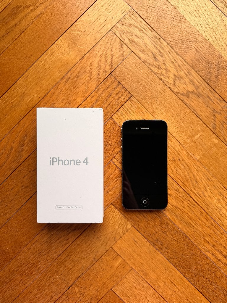 Apple iPhone 4S 8GB Zwart – Met originele doos, Telecommunicatie, Mobiele telefoons | Apple iPhone, Ophalen, Gebruikt, Zwart, 8 GB
