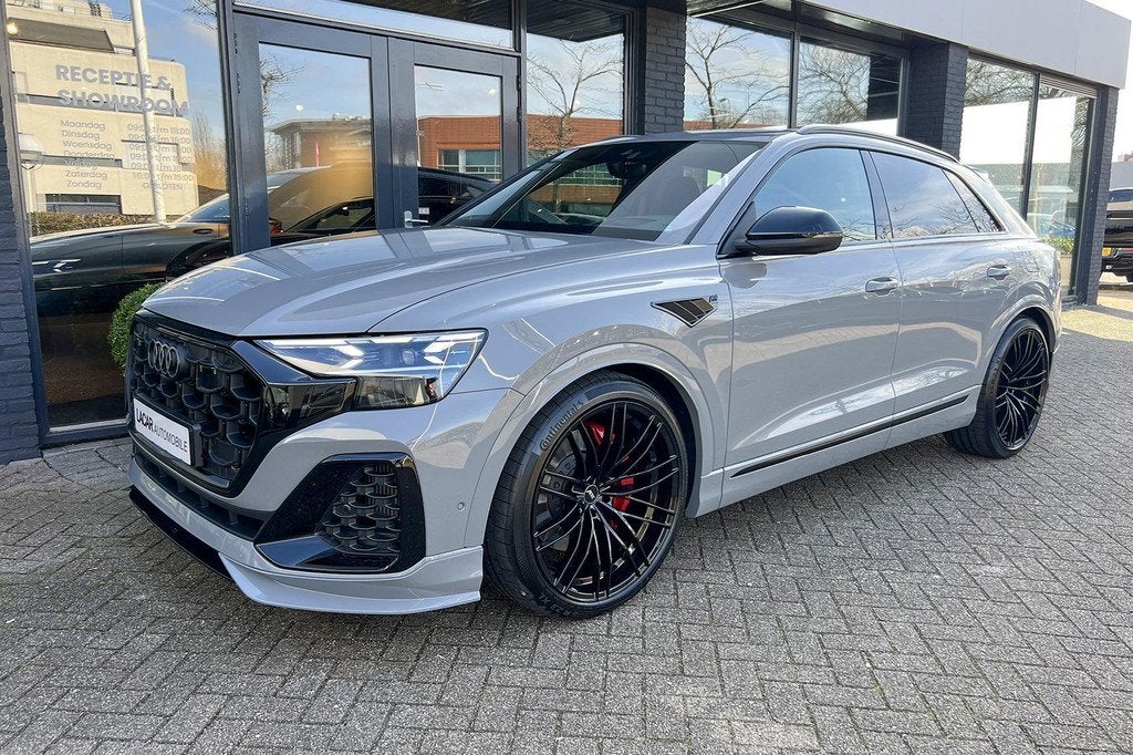 Audi Q8 60 TFSIe ABT Aero I B&O + Onderst. Advanced I 5j gar, Auto's, Automaat, Gebruikt, Zwart, 2995 cc
