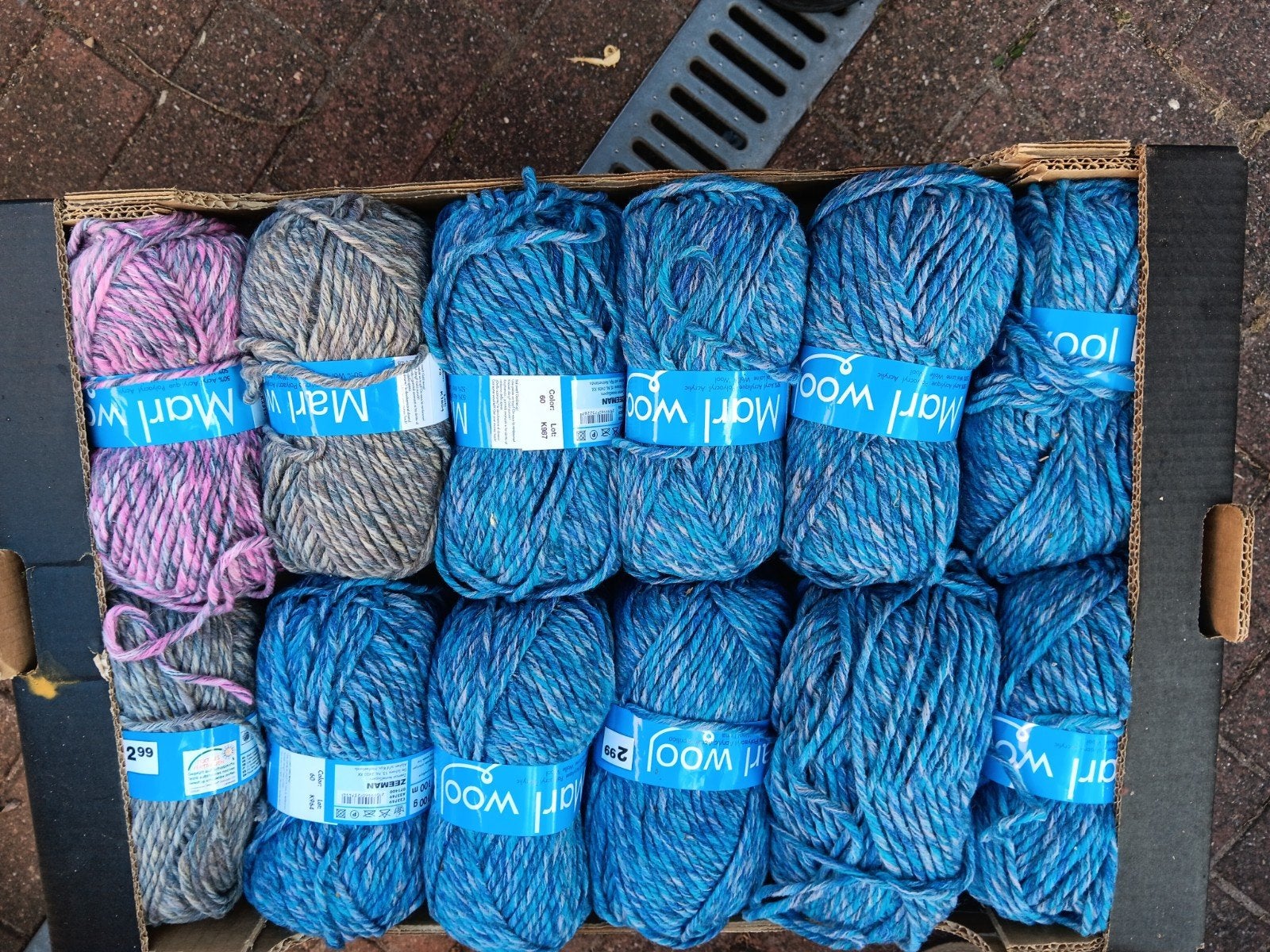 24 x "marl wool" zeeman, Ophalen