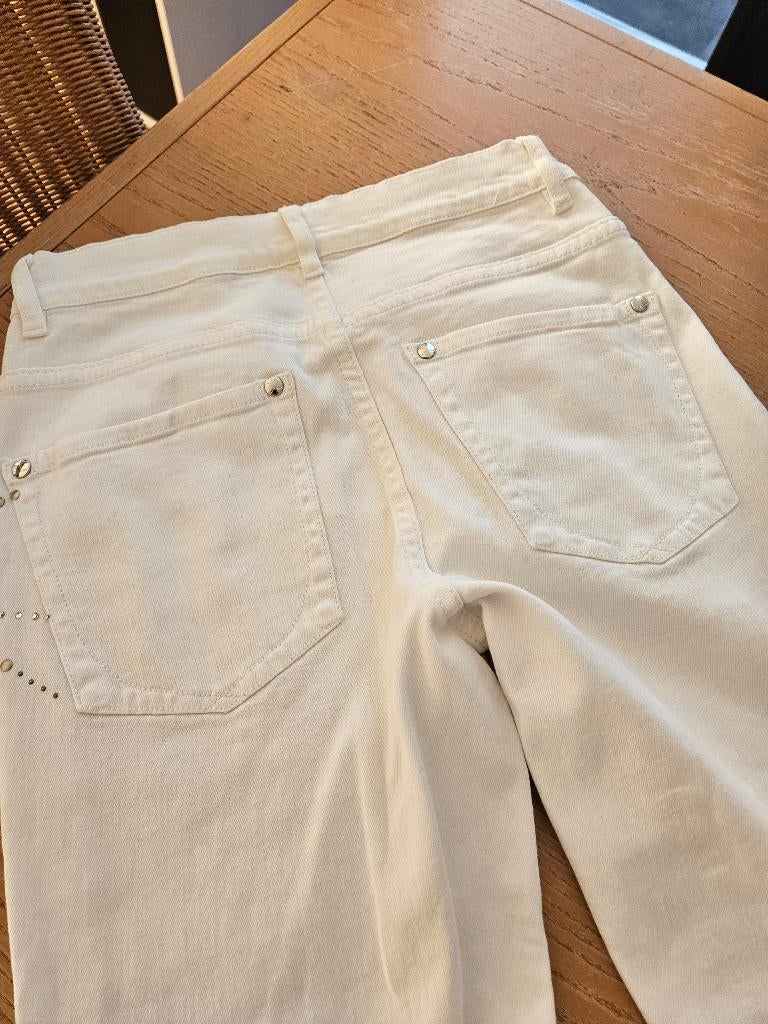 Lange broek, Ophalen, Wit, Zo goed als nieuw, Maat 34 (XS) of kleiner