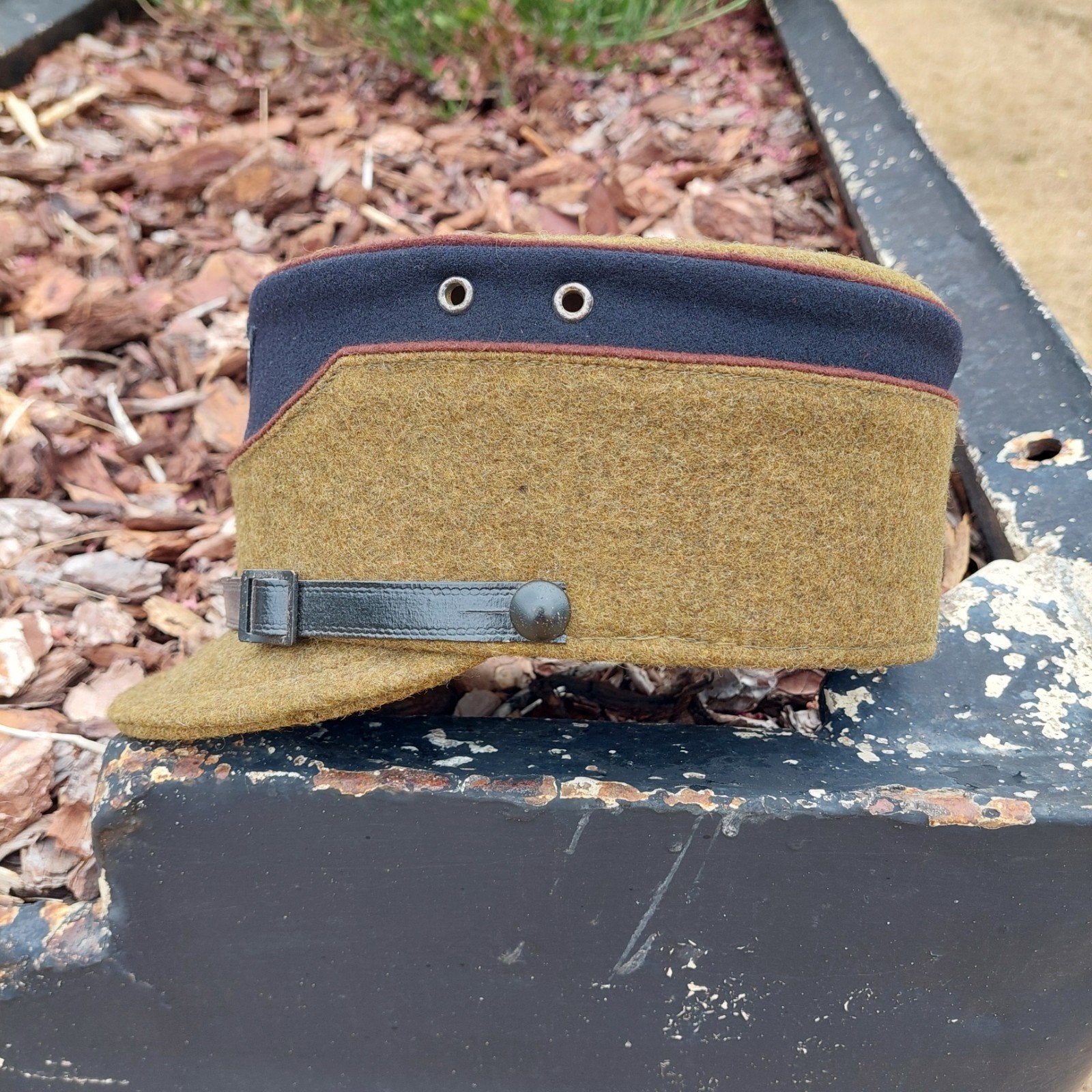 Hoed kepi pet pet helm Duitse duitse wo2 ww2 us, Verzamelen, Ophalen of Verzenden, Overige soorten, Helm of Baret