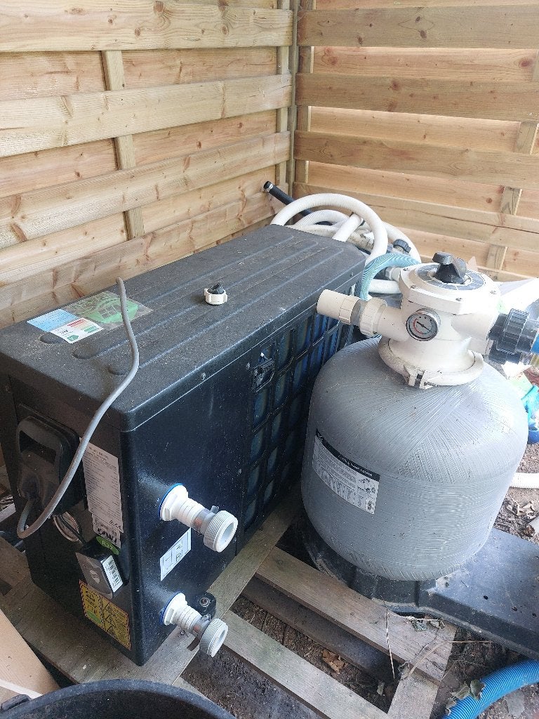 Pompe a chaleur pour piscine, Enlèvement, Utilisé, Pompe