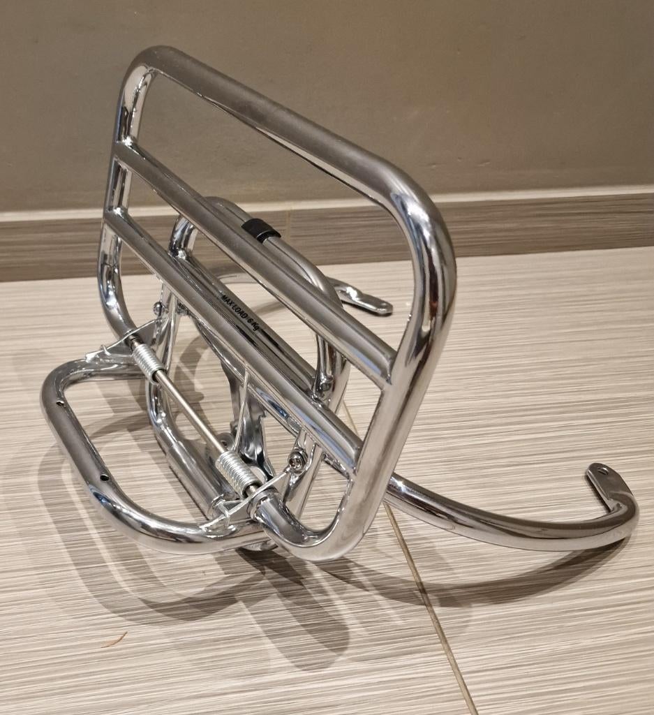 Porte-bagages pliable chromé Vespa GTS/GT/GTV, Enlèvement ou Envoi, Neuf, Autres types, Vespa