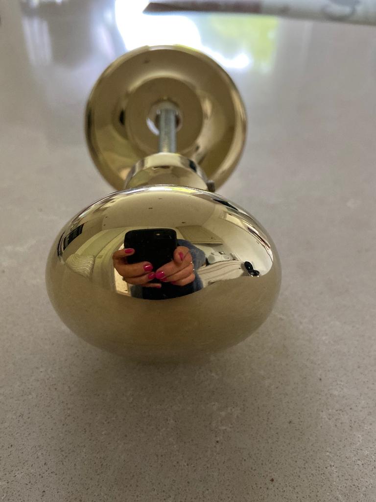 Poignée de porte en laiton, Enlèvement, Neuf, Autres matériaux, Loquet ou Poignée
