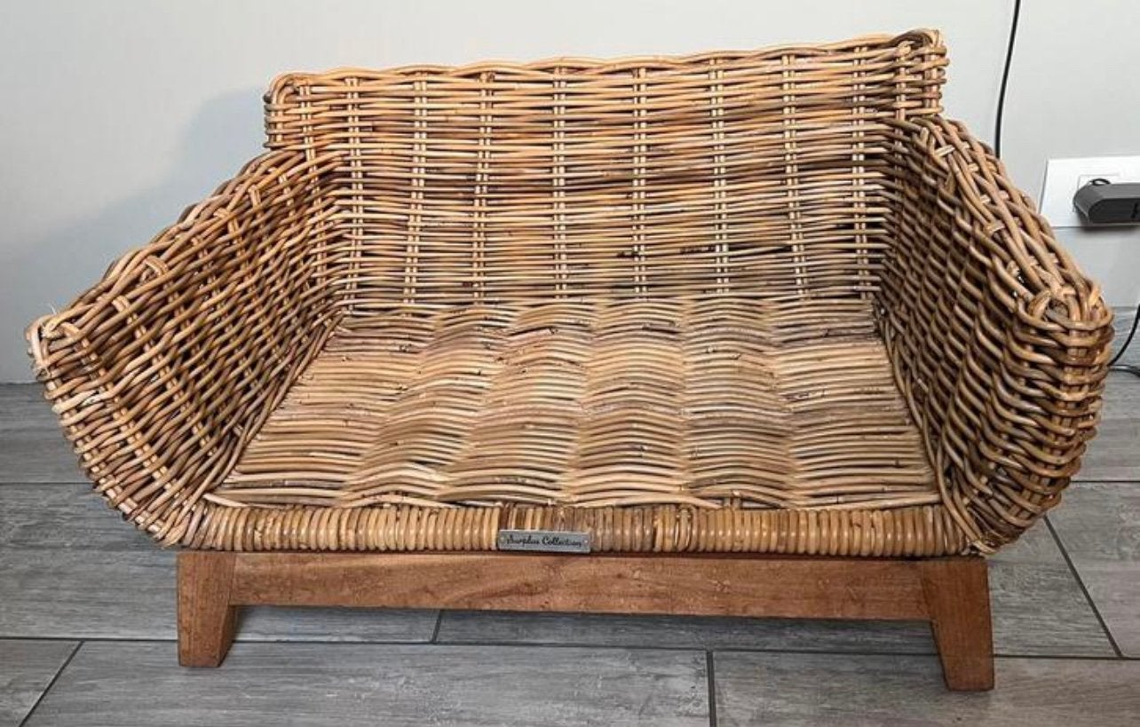 Panier osier chien, Enlèvement, Comme neuf