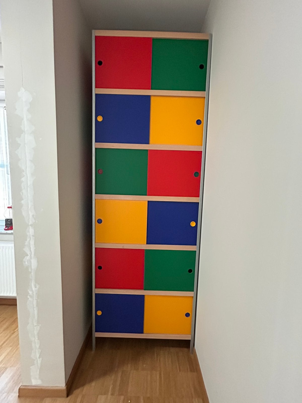 Kleurrijke Kewlox kast, Ophalen, Overige materialen, Gebruikt, Minder dan 150 cm