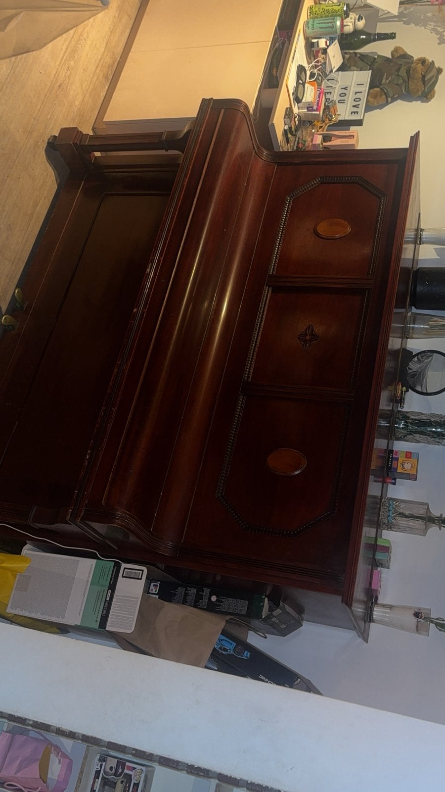 Piano te koop, Muziek en Instrumenten, Piano's, Ophalen, Bruin, Zo goed als nieuw, Piano