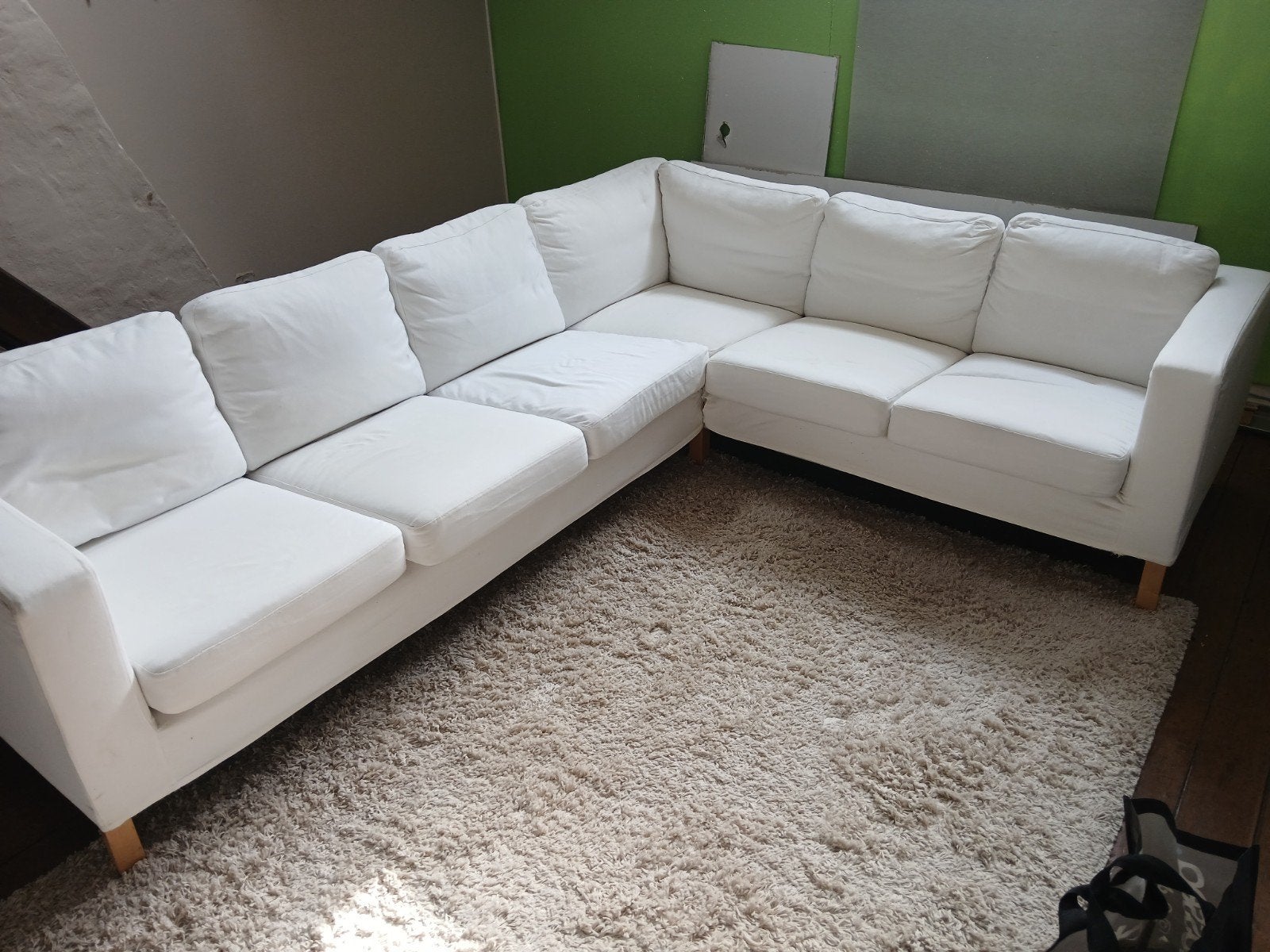 Hoekzetel Karlanda 2+3, Huis en Inrichting, Ophalen, Gebruikt, Stof, Tijdloos