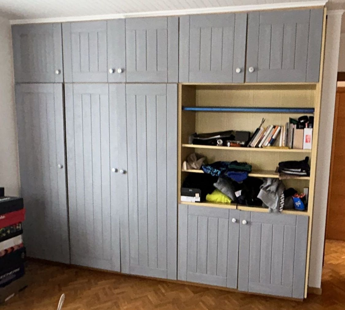 Double dressing et lit a donner, Enlèvement, Utilisé, 200 cm ou plus, 200 cm ou plus