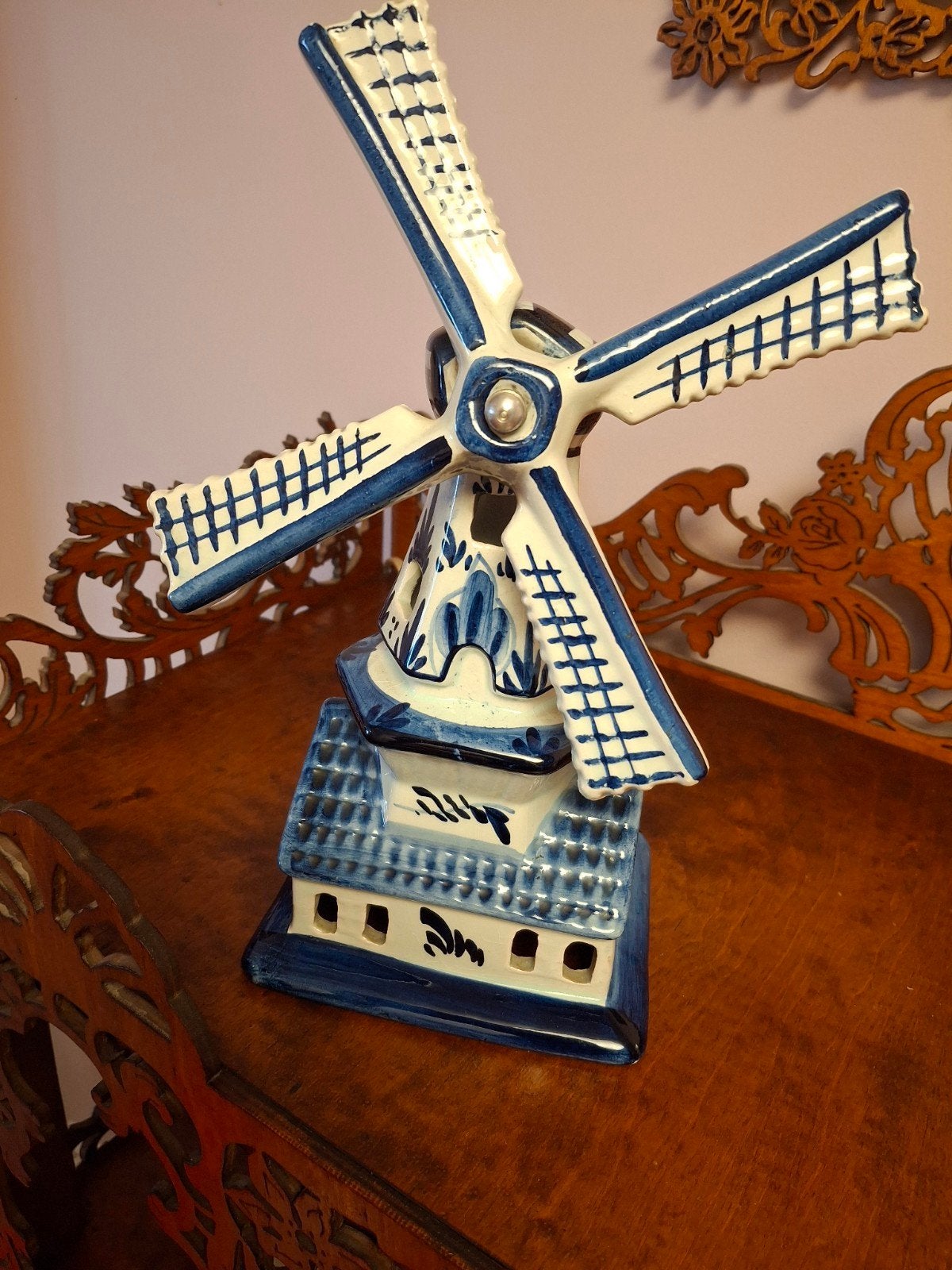 delfts blauw lichtje, Antiek en Kunst, Ophalen