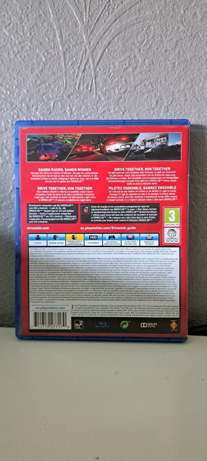 Driveclub, PS4, Games en Spelcomputers, Ophalen of Verzenden, Racen en Vliegen, Vanaf 3 jaar, Online