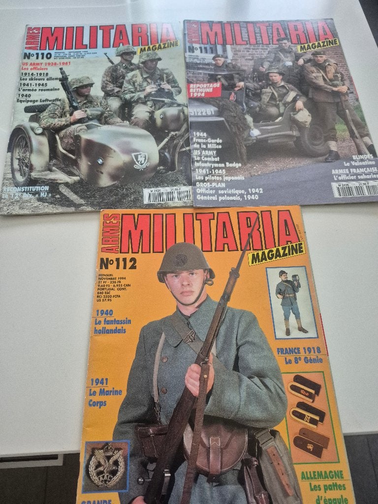 LIVRES MILITARIA 197 PIÈCES, Enlèvement ou Envoi, Armée de terre