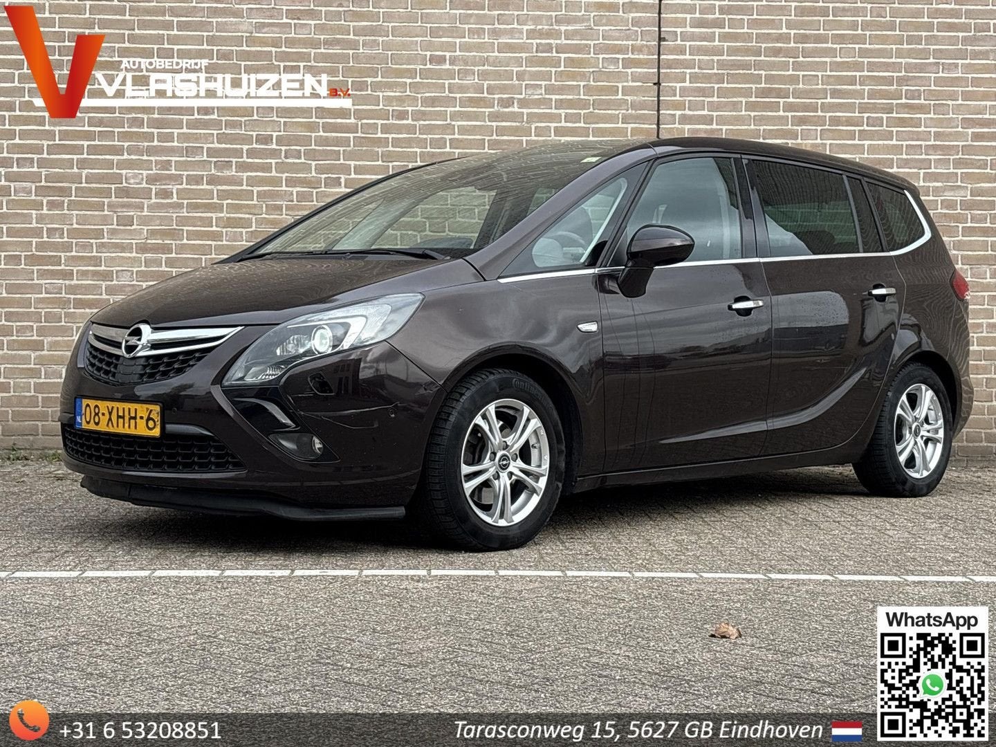 Opel Zafira Tourer 1.4 Cosmo 7 Persoons | Pano | Leder | Sto, Autos, Achat, Entreprise, Boîte manuelle, Noir