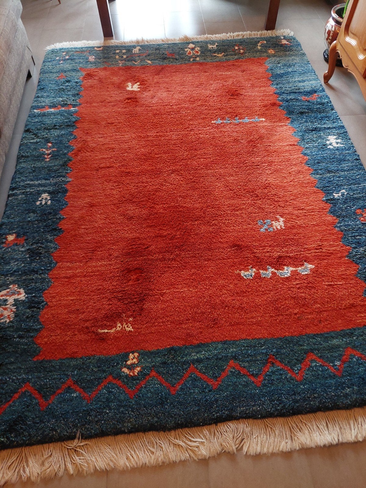 Tapijt, Ophalen, Gebruikt, 150 tot 200 cm, 200 cm of meer