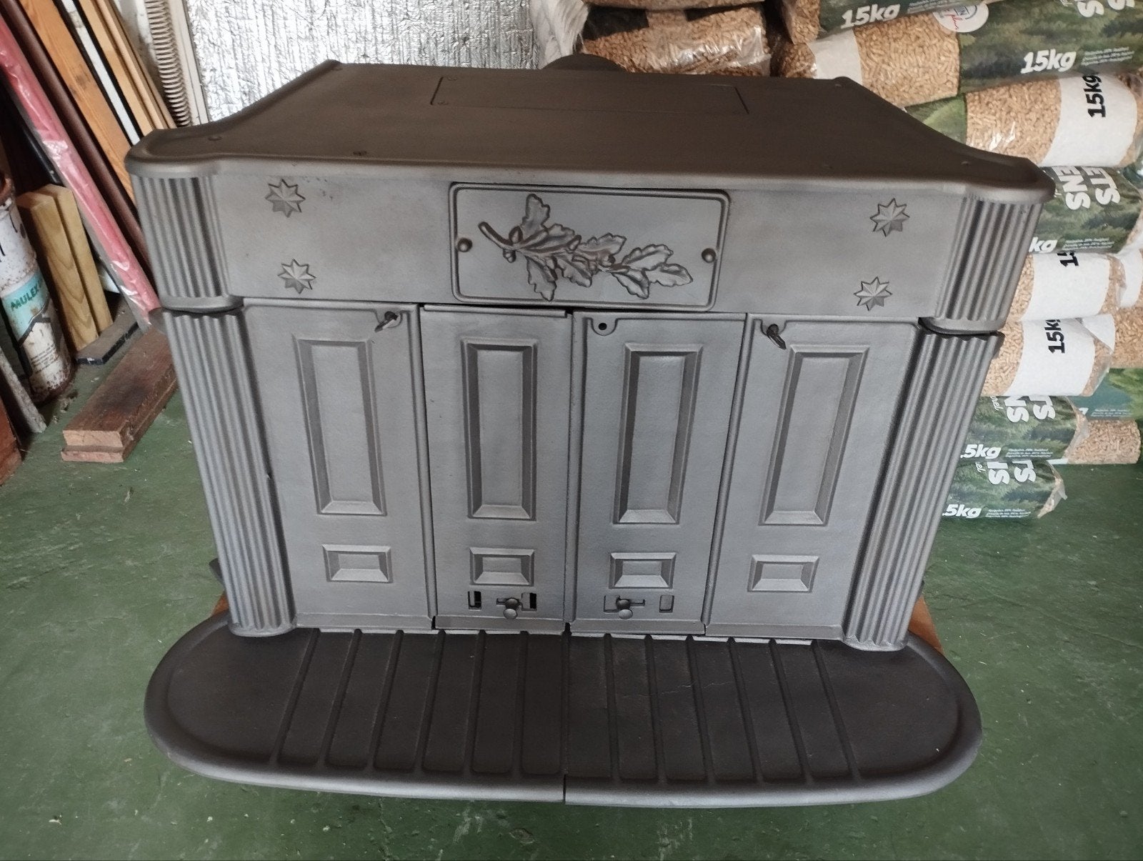 poêle à bois en fonte, Maison & Meubles, Enlèvement, Utilisé, Bois, Poêle à bois