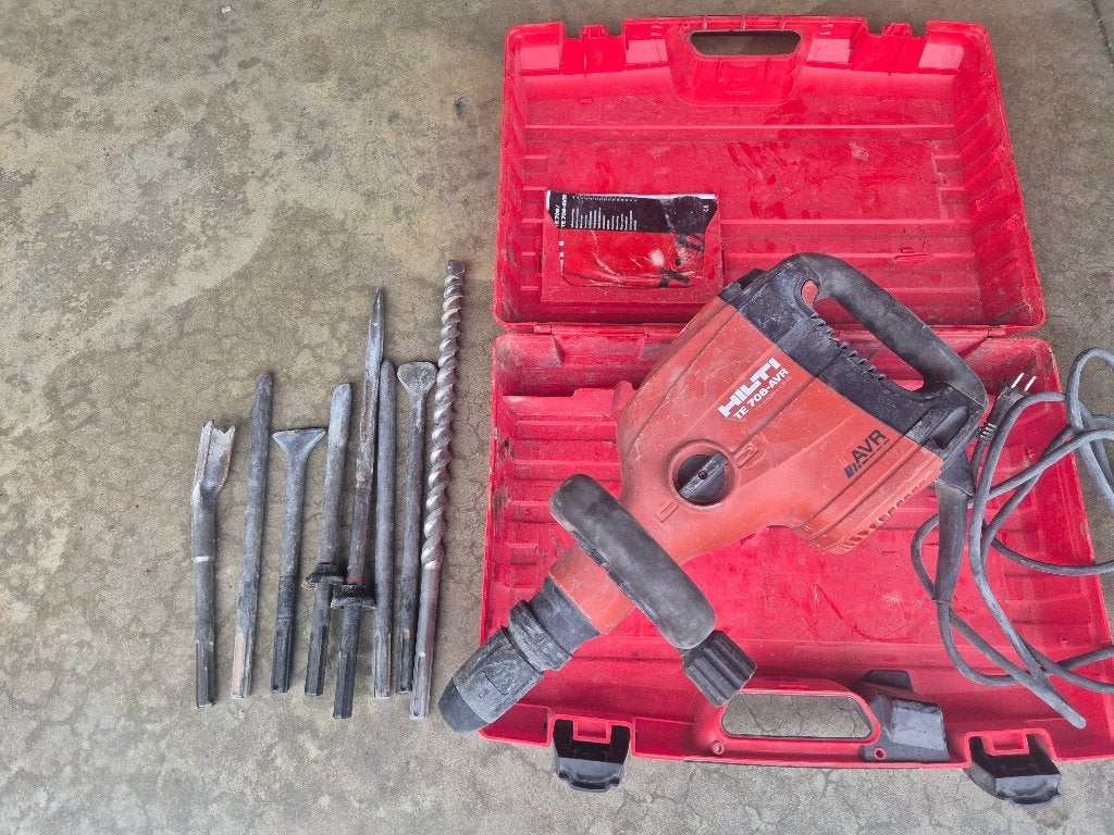Hilti boor- en breekhamer, Ophalen