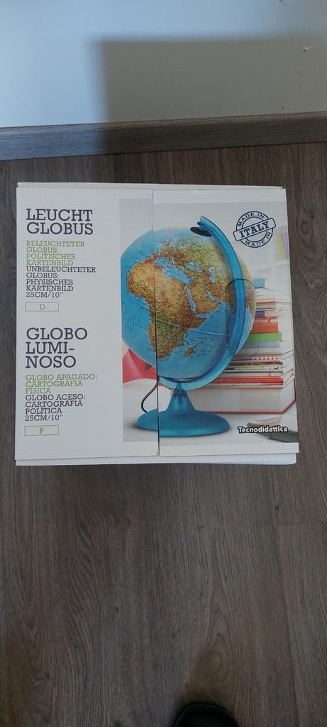 Nieuw. Technodidattica wereldbol 25cm led., Kinderen en Baby's, Ophalen