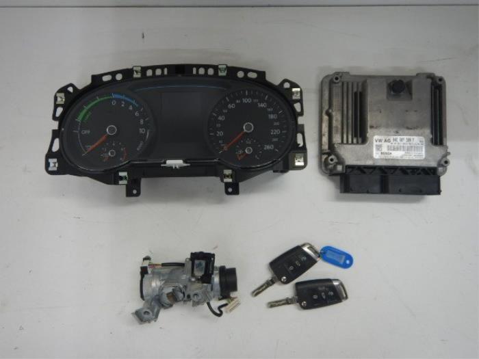 VW Golf 7 GTE Starterset KM-Teller Sleutels, Auto-onderdelen, Dashboard en Schakelaars, Gebruikt, Ophalen of Verzenden