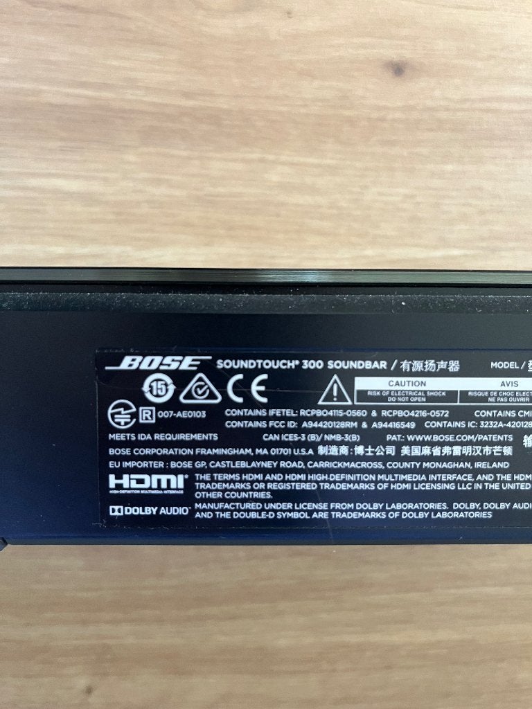 BOSE SOUNDBAR, TV, Hi-fi & Vidéo, Barres de son, Enlèvement, Bluetooth, Comme neuf