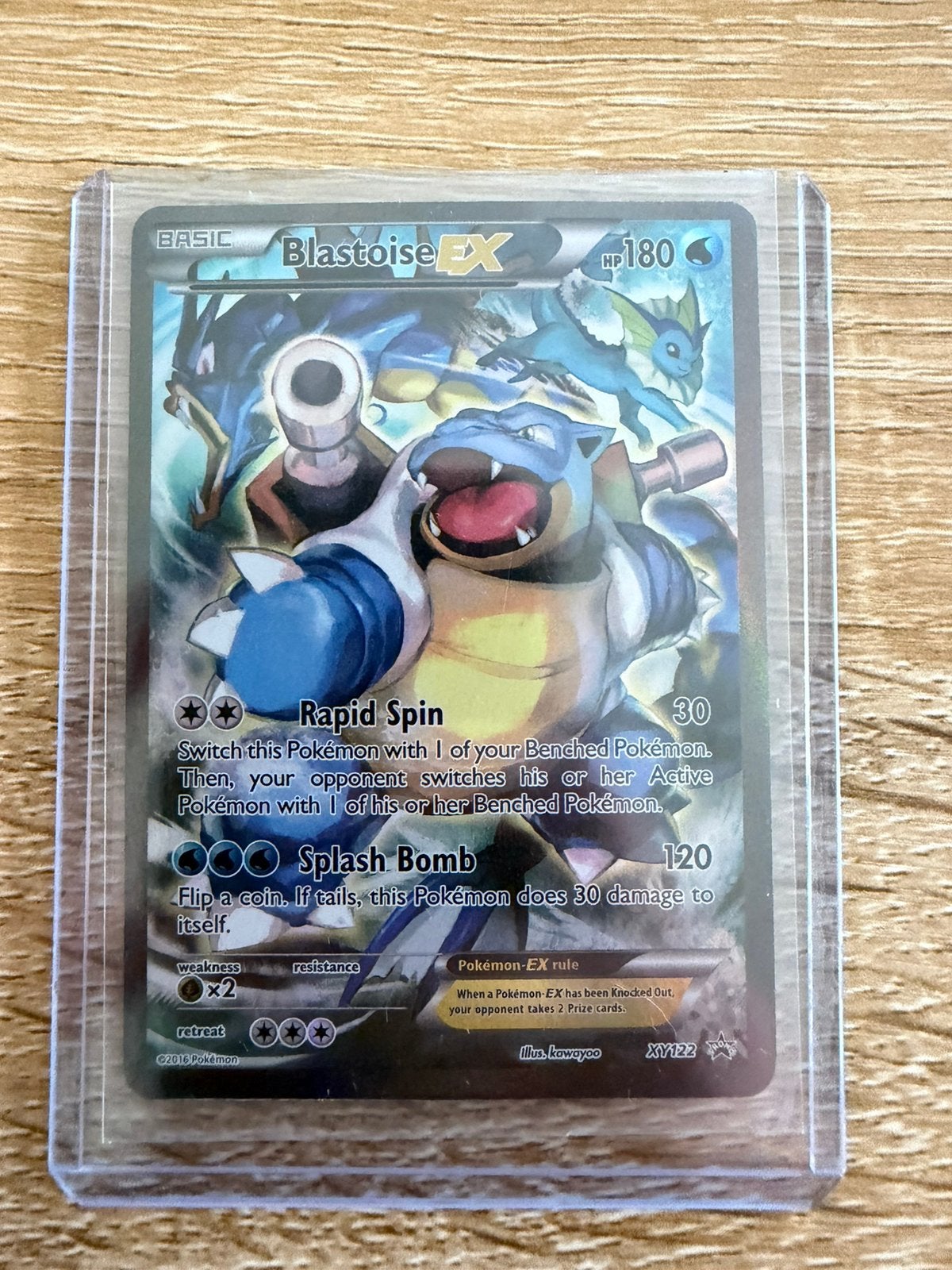 Blastoise ex xy122 promo, Ophalen of Verzenden, Zo goed als nieuw