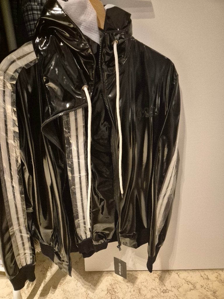 Mr. Riegillio PVC suit new, Kleding | Heren, Ophalen, Maat 48/50 (M), Zwart, Nieuw