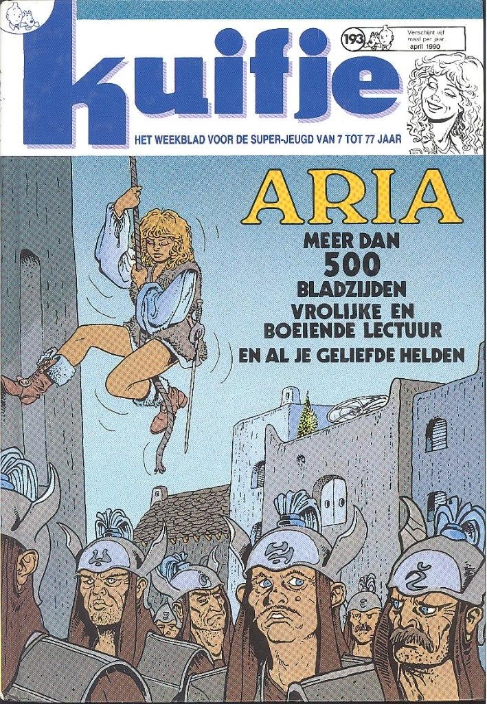 Kuifje bundeling 193 - Hardcover - april 1990., Boeken, Eén stripboek, Ophalen of Verzenden, Zo goed als nieuw