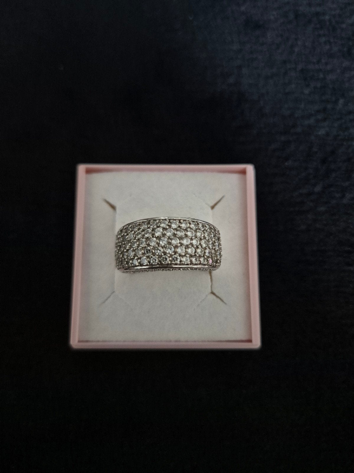 zilveren ring maat 52, Handtassen en Accessoires, Ringen, Gebruikt, Ophalen of Verzenden, Dame, Zilver