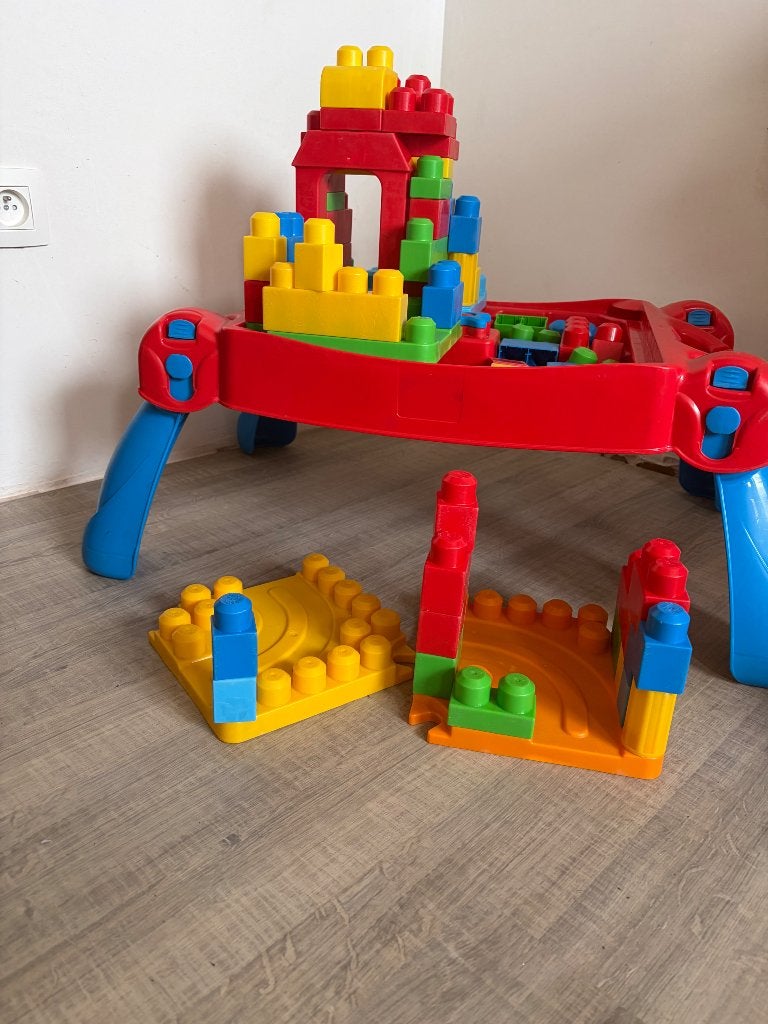 Table de jeu pliable avec blocs de construction, Enlèvement ou Envoi, Utilisé