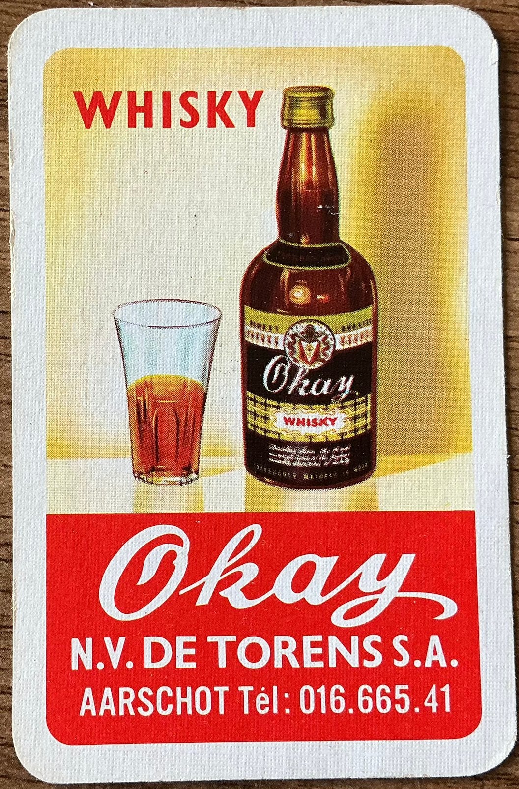 Joker OKAY WHISKY/LES TOURS/AARSCHOT, Enlèvement ou Envoi, Comme neuf, Joker(s)
