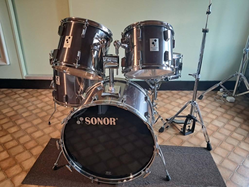 Sonor vintage shellset, Musique & Instruments, Batteries & Percussions, Utilisé, Sorento, Enlèvement
