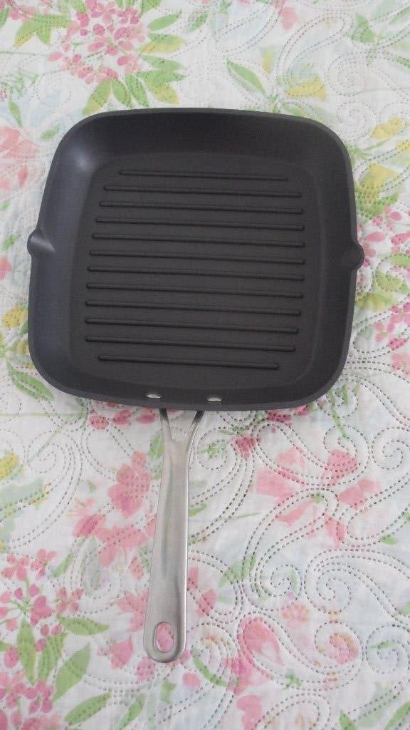 poêle carrée à griller brabantia 26x26 cm, Enlèvement, Comme neuf, Poêle à frire