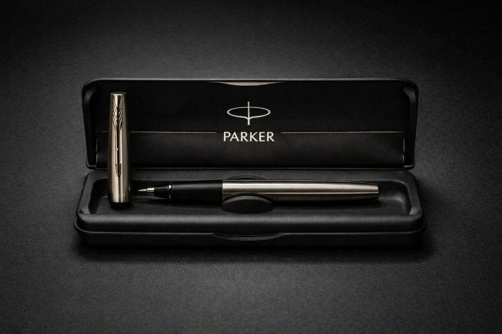 Parker - stylo bille roller - modèle Frontier., Neuf, Stylo, Enlèvement, Avec boîte