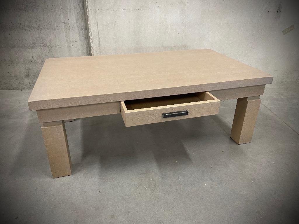 Salontafel Kaprun in eik / als nieuw, Huis en Inrichting, Tafels | Salontafels, Ophalen, Zo goed als nieuw, Eikenhout