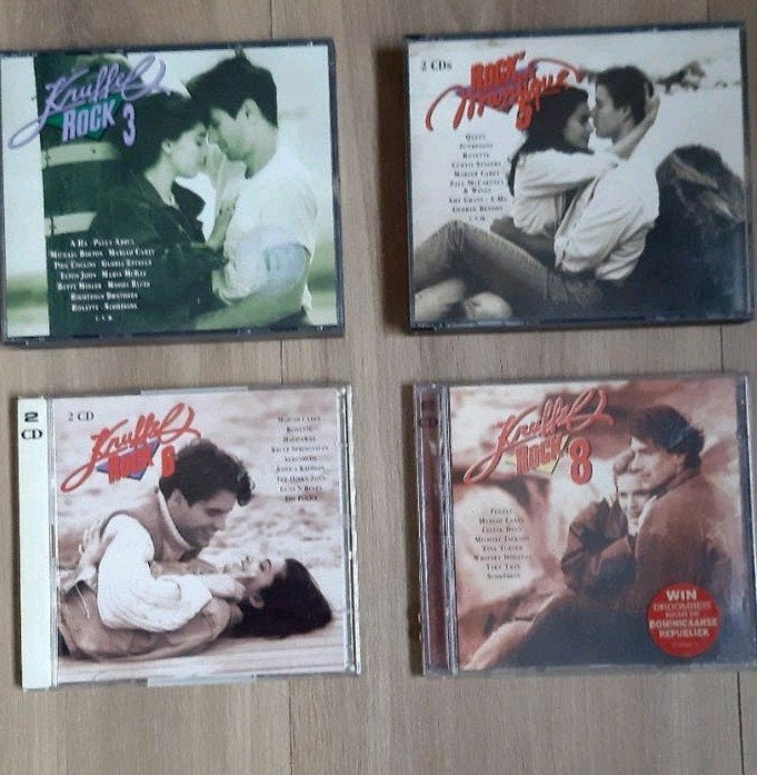 4 cd Cuddle Rock 3 + 5 + 6 + 8, choisissez 2 euros, Enlèvement ou Envoi, Utilisé