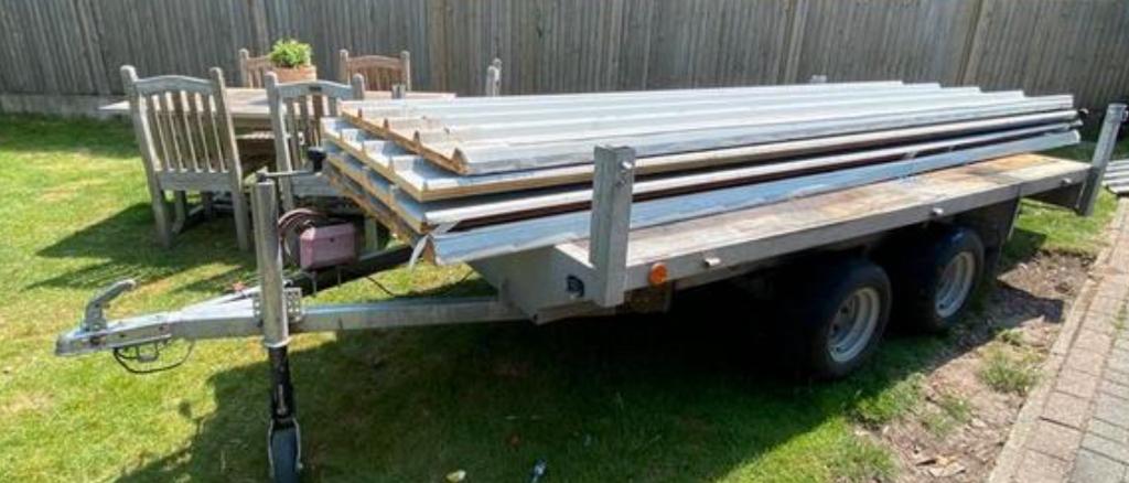 Dakplaten profielplaten isolatieplaten gisoleerde dakplaten, Ophalen, Zo goed als nieuw