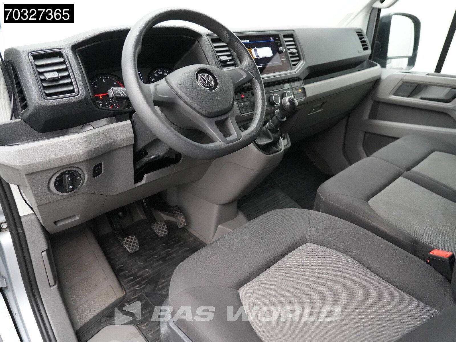 Volkswagen Crafter 140pk L3H3 Trekhaak Navi Airco Cruise Par, Auto's, Stof, Gebruikt, Euro 6, 4 cilinders