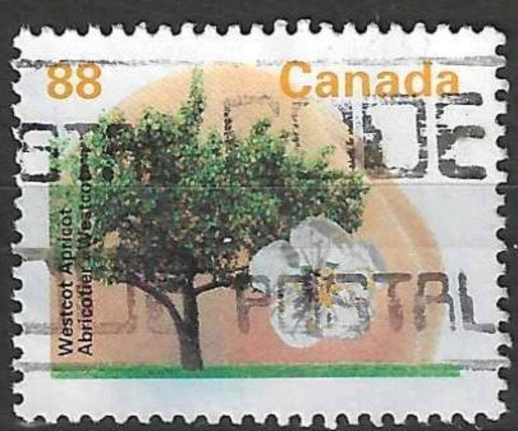 Canada 1994 - Yvert 1358 - Canadese fruitbomen (ST), Postzegels en Munten, Verzenden, Gestempeld
