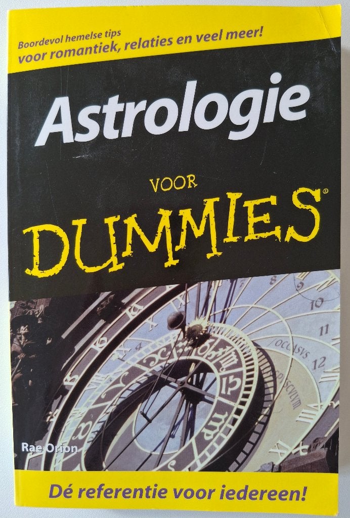 Astrologie voor DUMMIES - Rae Orion, Boeken, Ophalen of Verzenden, Zo goed als nieuw, Astrologie