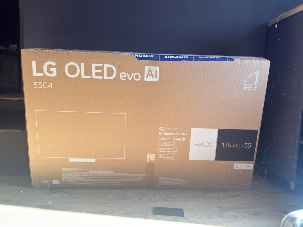 LG OLED 55inch tv, Ophalen, Zo goed als nieuw, OLED, LG