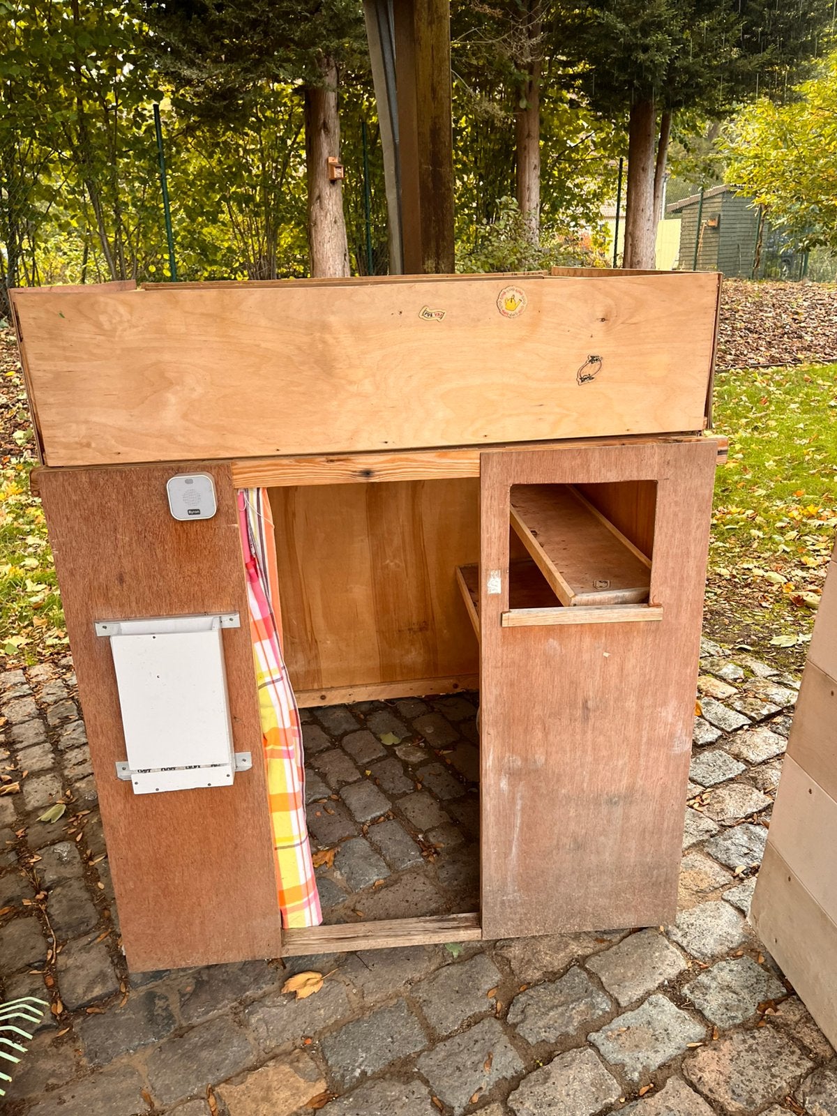 Speelhuisje met dak, Kinderen en Baby's, Ophalen, Gebruikt, Hout