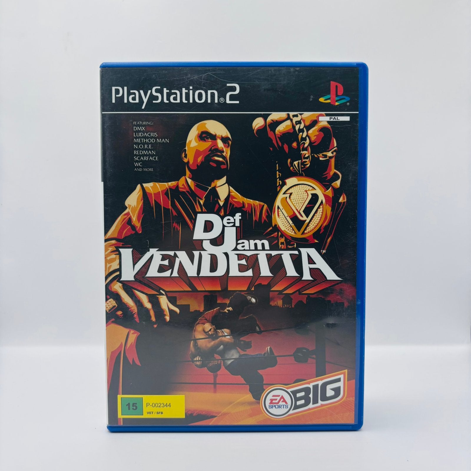 Def Jam Vendetta PlayStation 2, Games en Spelcomputers, Games | Sony PlayStation 2, Ophalen of Verzenden, Zo goed als nieuw, Shooter