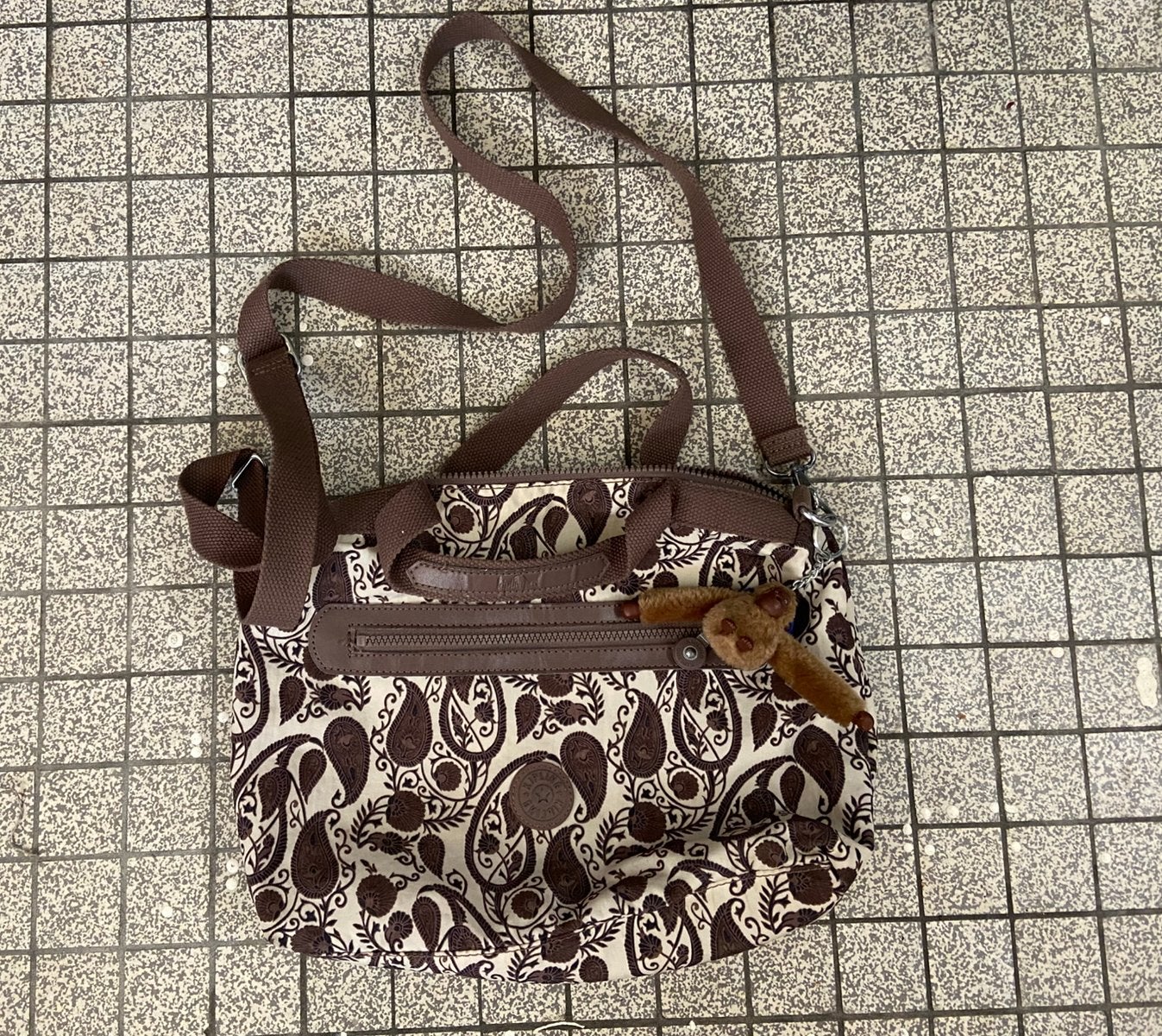 Damestas / handtas / schoudertas Kipling, Enlèvement, Comme neuf, Beige, Sac à main