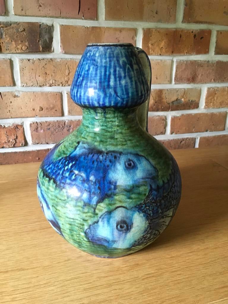 Mooie antieke aardewerk vaas, Ophalen of Verzenden