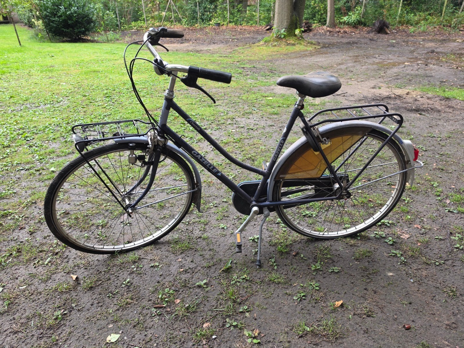 Damesfiets, Ophalen