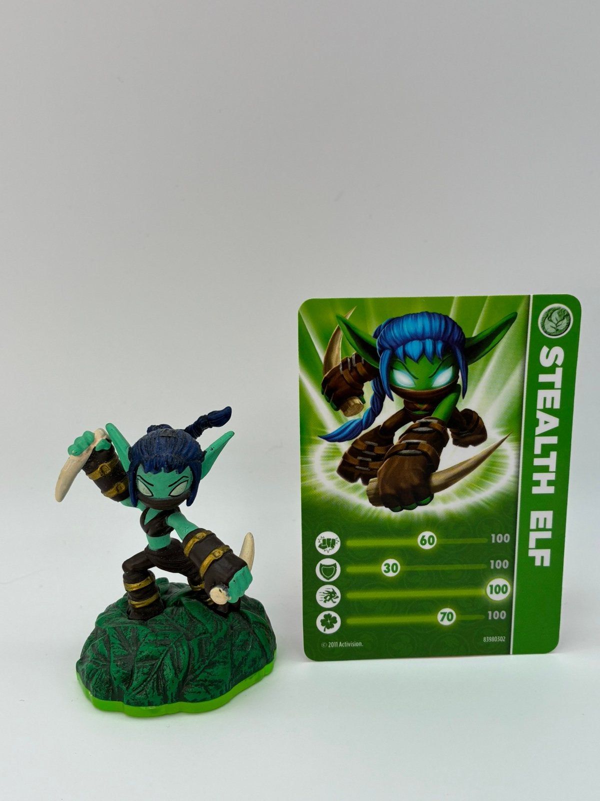 Skylanders Spyro's Adventure Stealth Elf avec billet, Envoi, Comme neuf