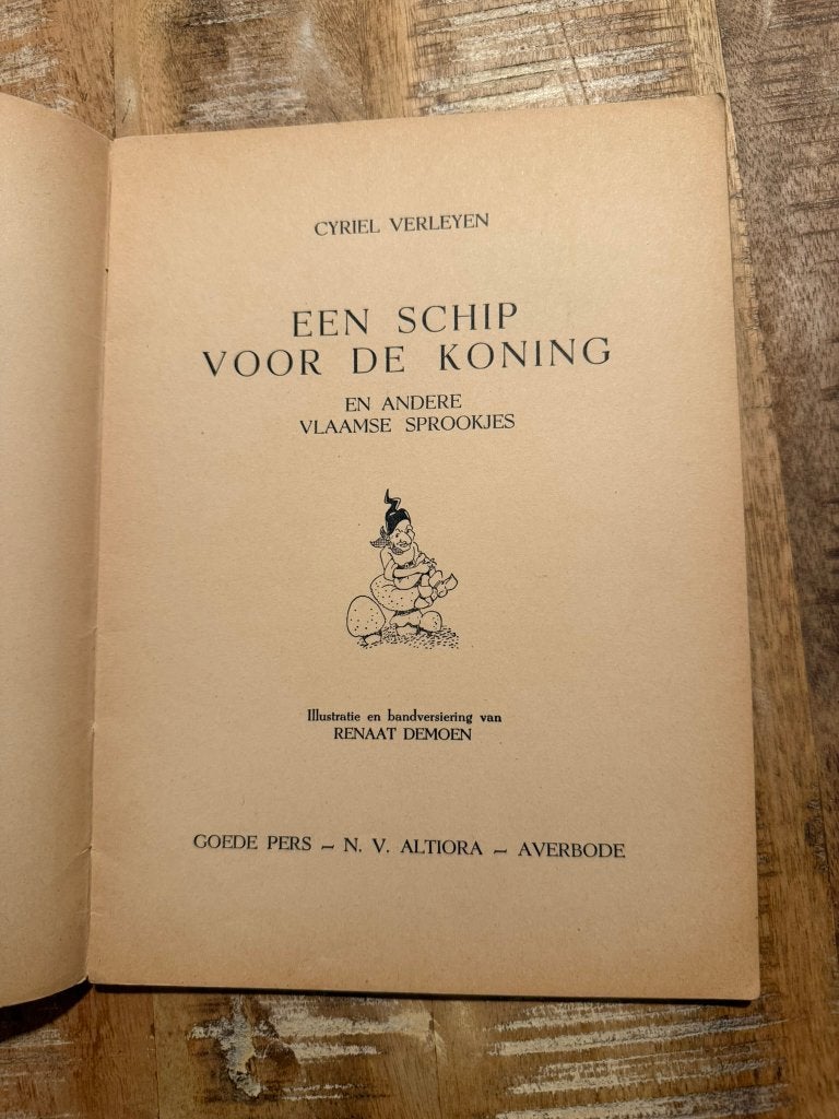 Een schip voor de koning en drie andere Vlaamse Sprookjes, Boeken, Ophalen of Verzenden, Gelezen, Cyriel Verleyen