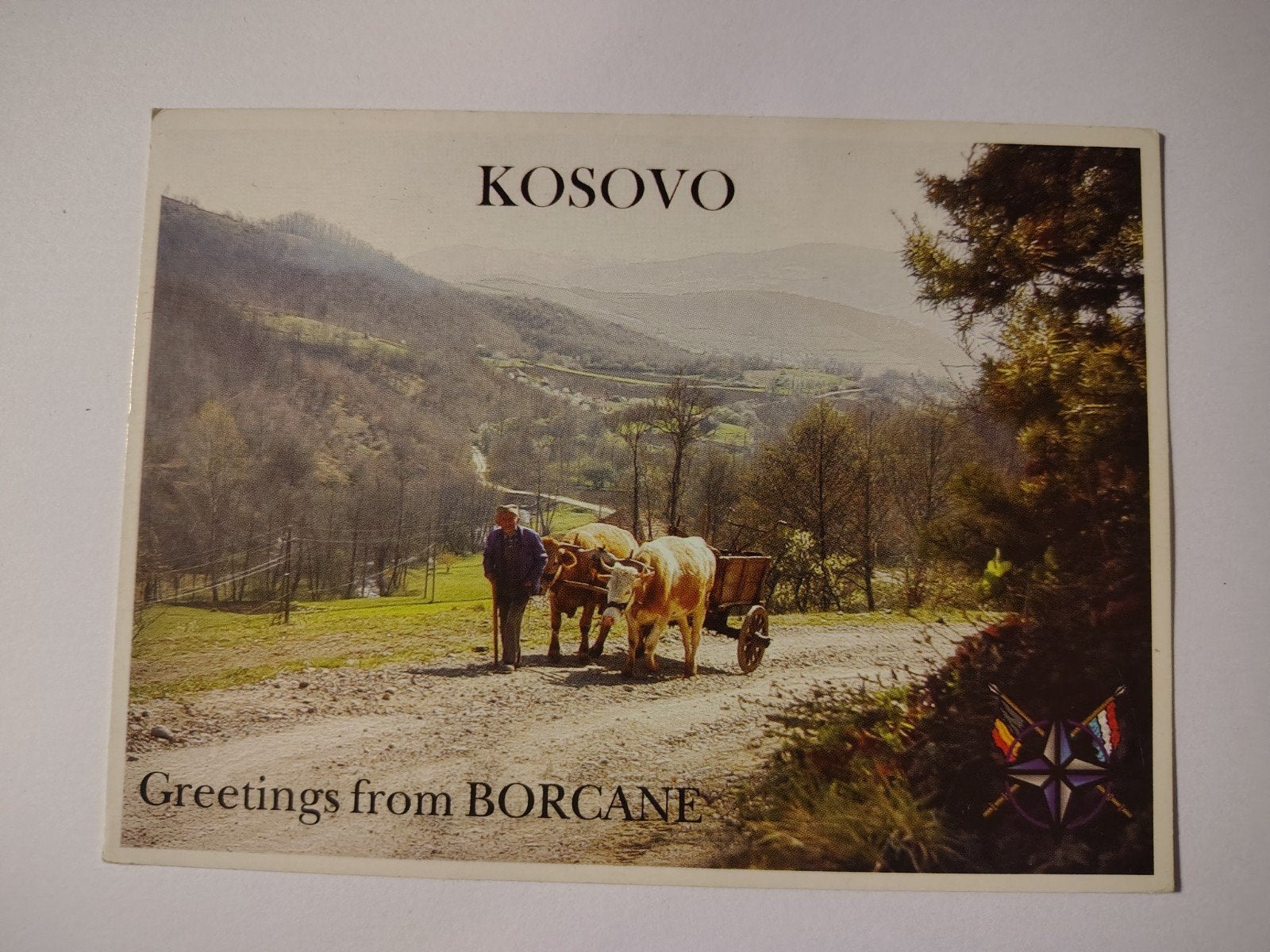 Vœux du Kosovo de la part de BORCANE, Forces armées belges (, Collections, Enlèvement ou Envoi