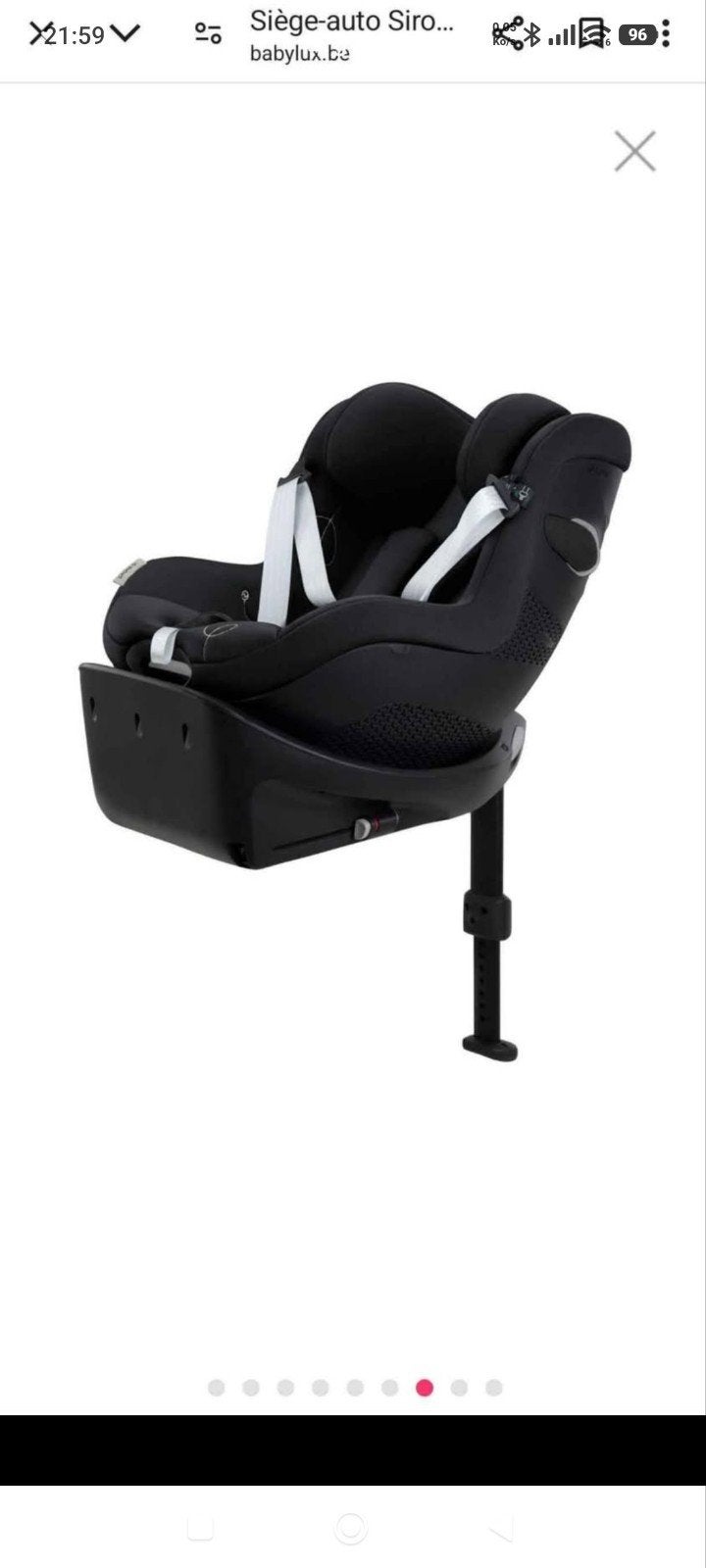 siège auto pivotant, Enfants & Bébés, 0 à 18 kg, Enlèvement, Utilisé, Isofix