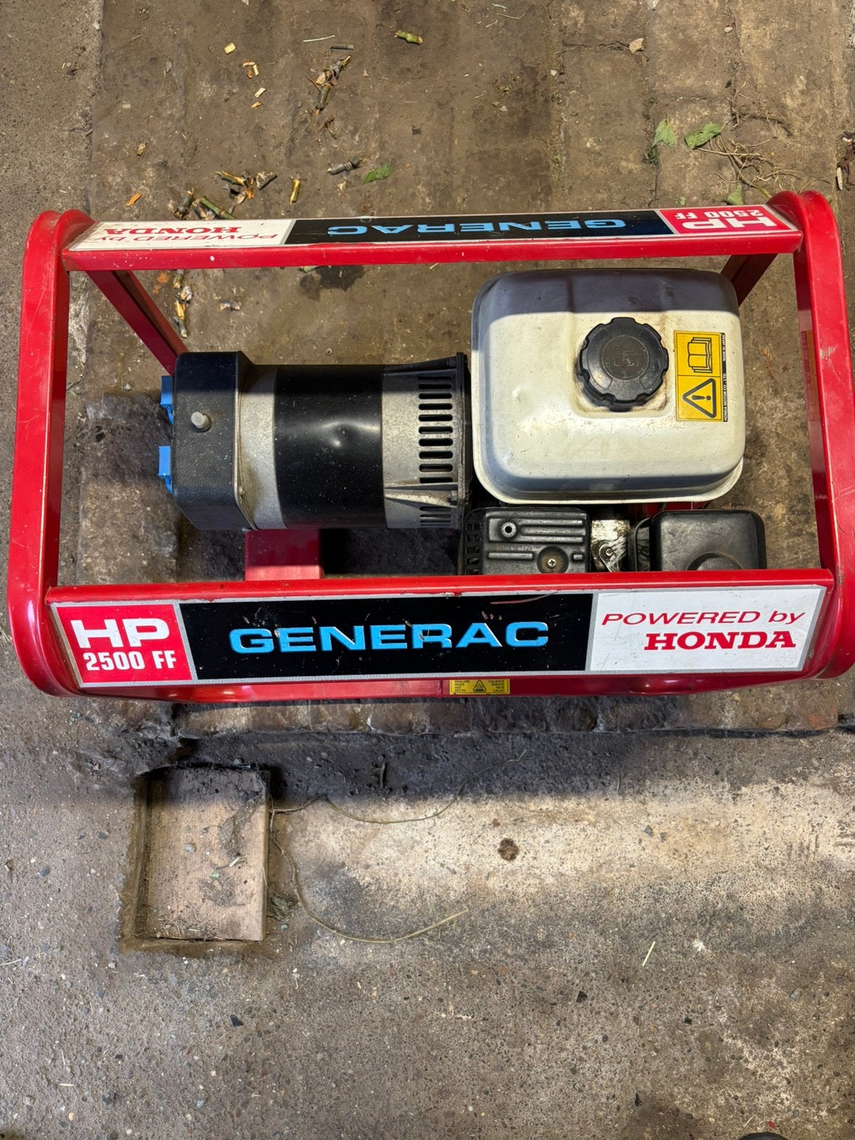 Honda generator, Ophalen, Gebruikt, Benzine